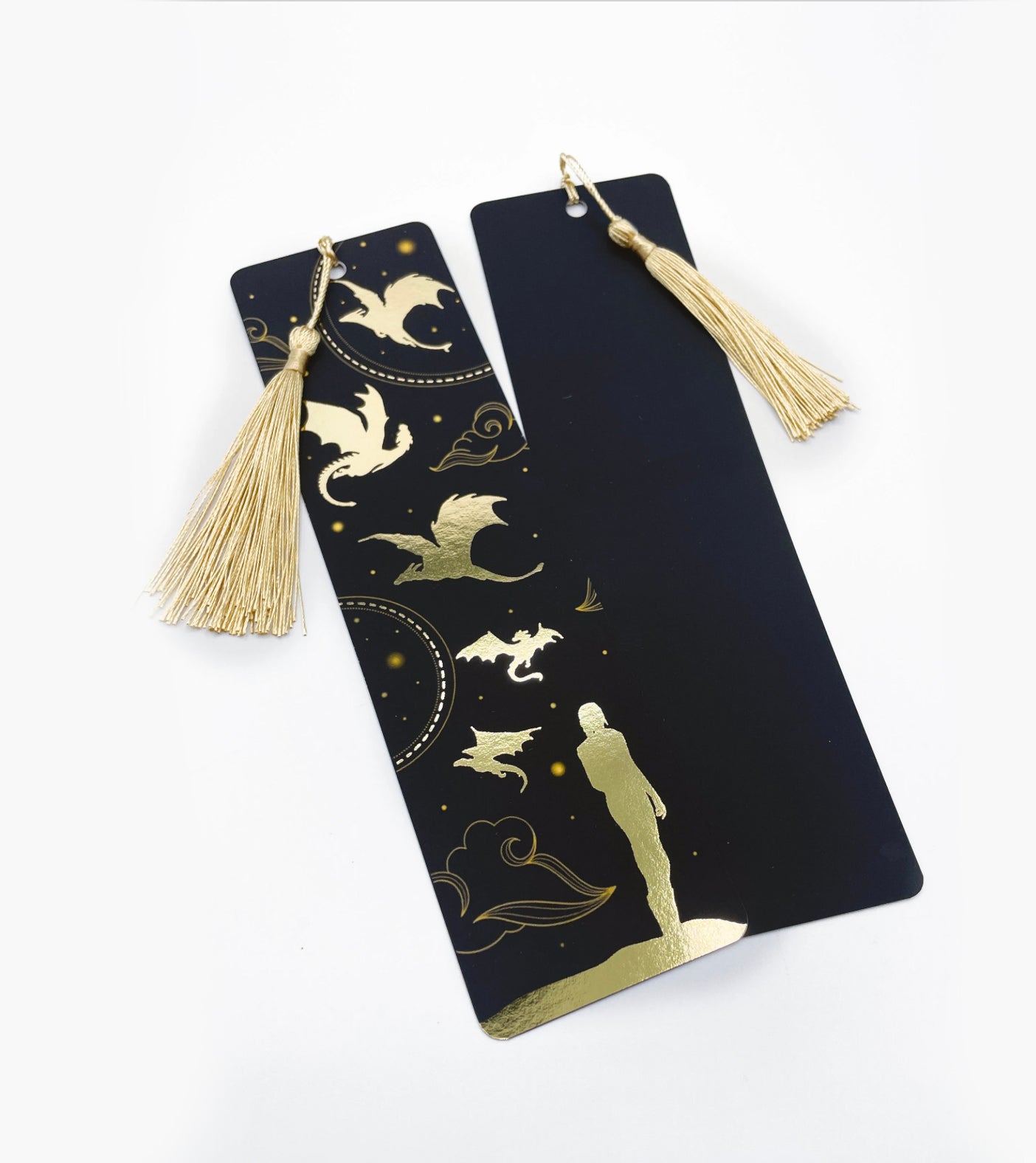 Gold Dragon inspired bookmark