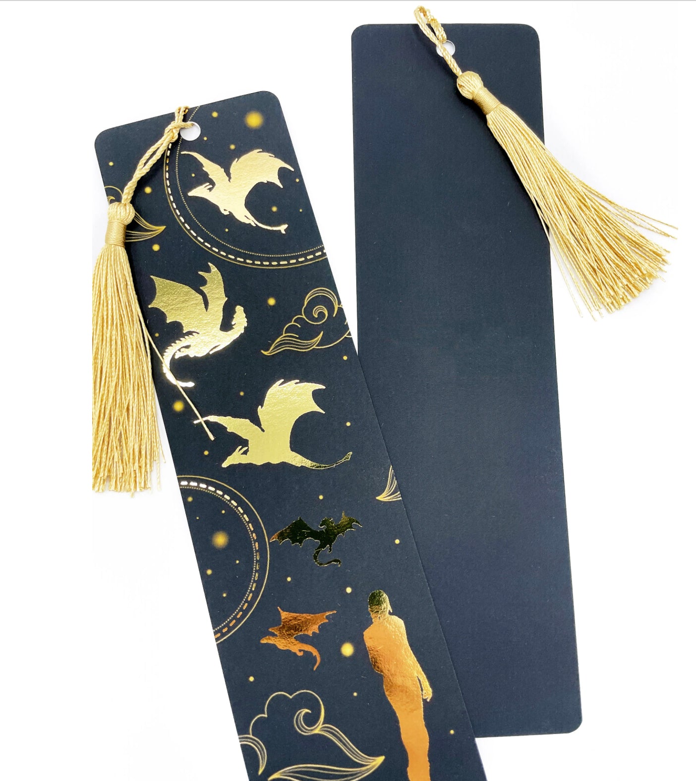 Gold Dragon inspired bookmark