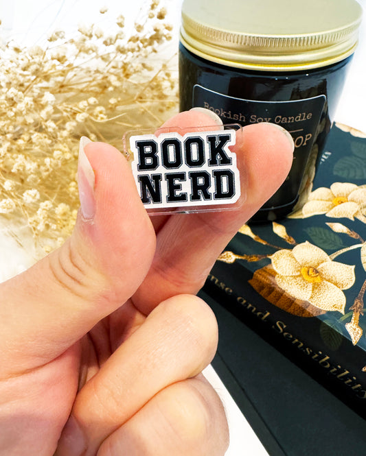 Book Nerd Pin Badge