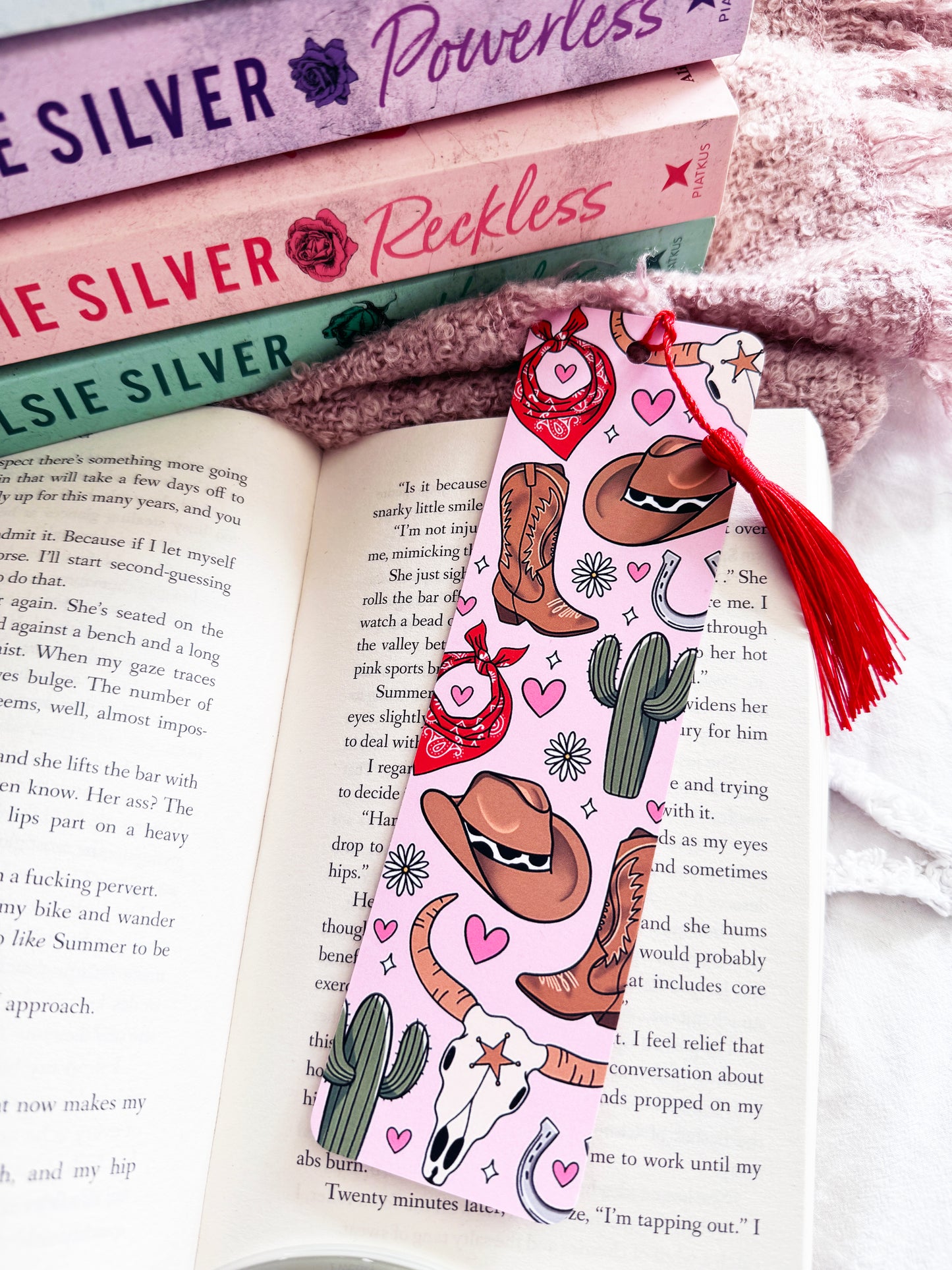 Cowboy Romance Lover Bookmark