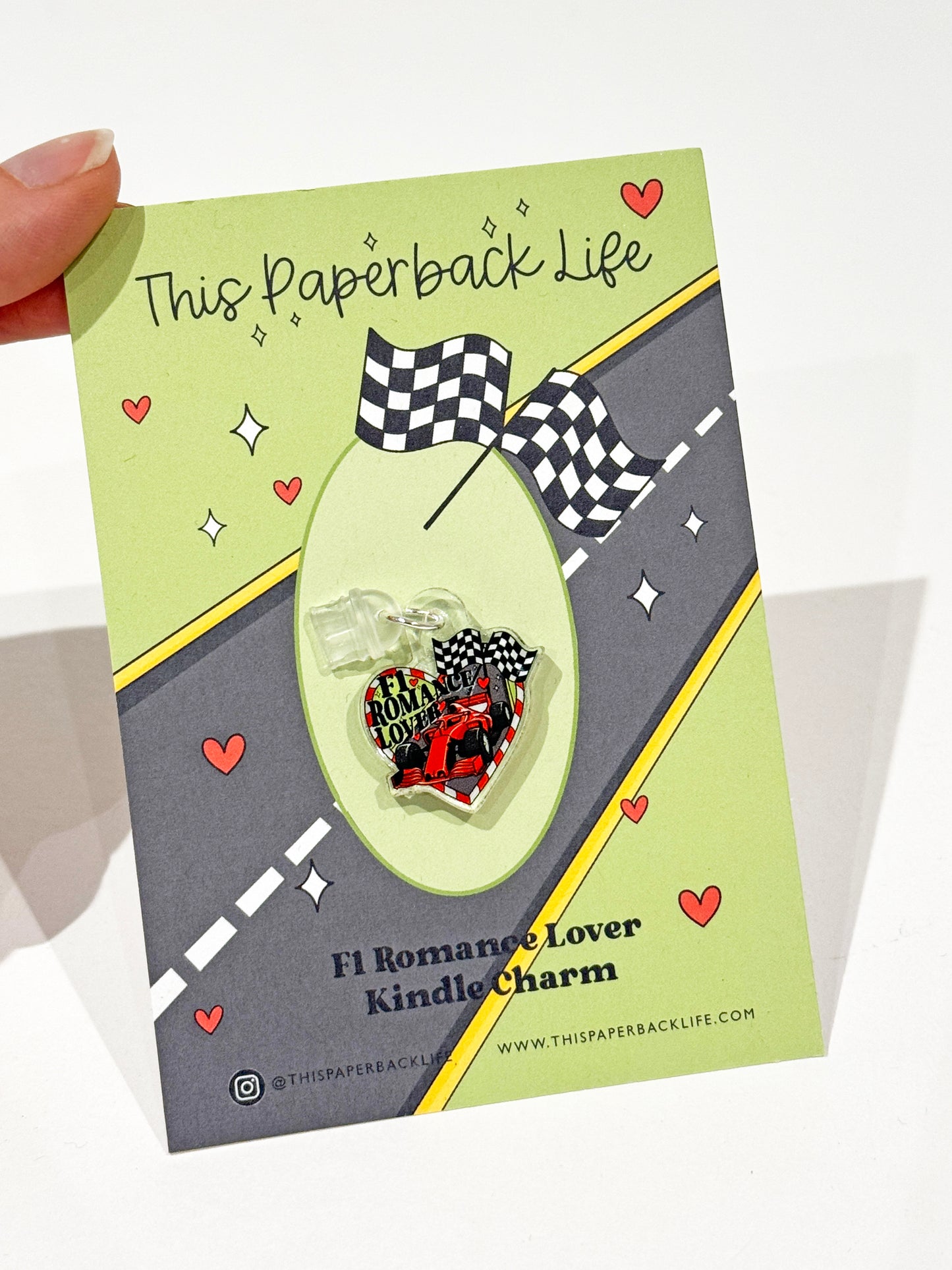 F1 Romance lovers Kindle Charm