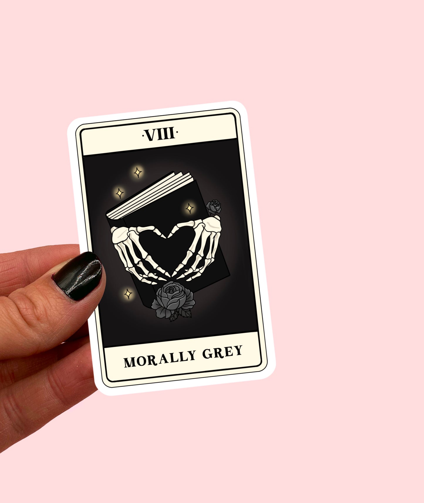 Morally Grey Tarot Sticker