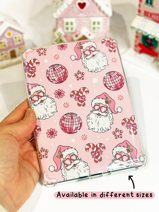 Retro Pink Christmas Kindle Insert