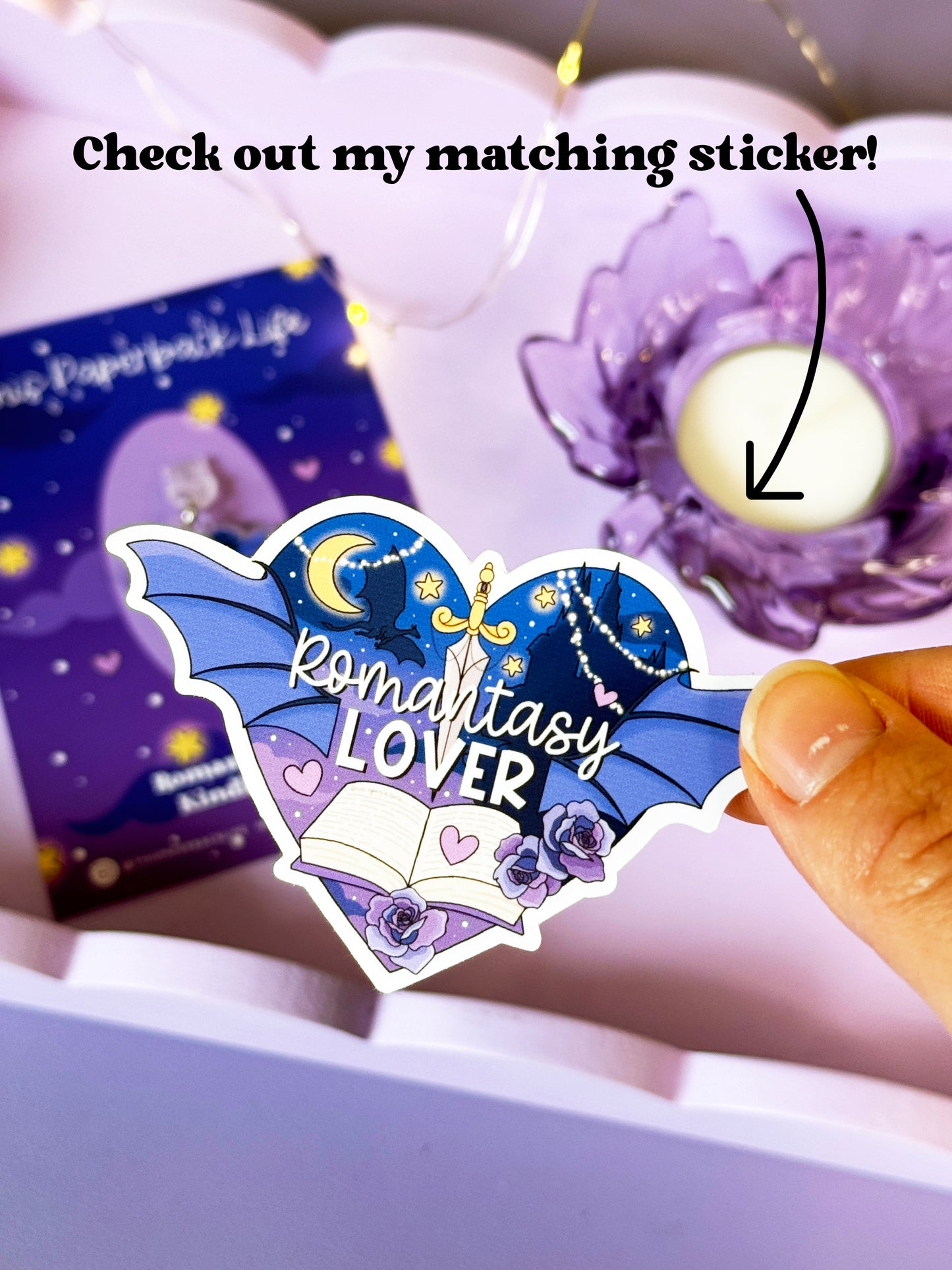 Romantasy Lover Kindle Charm