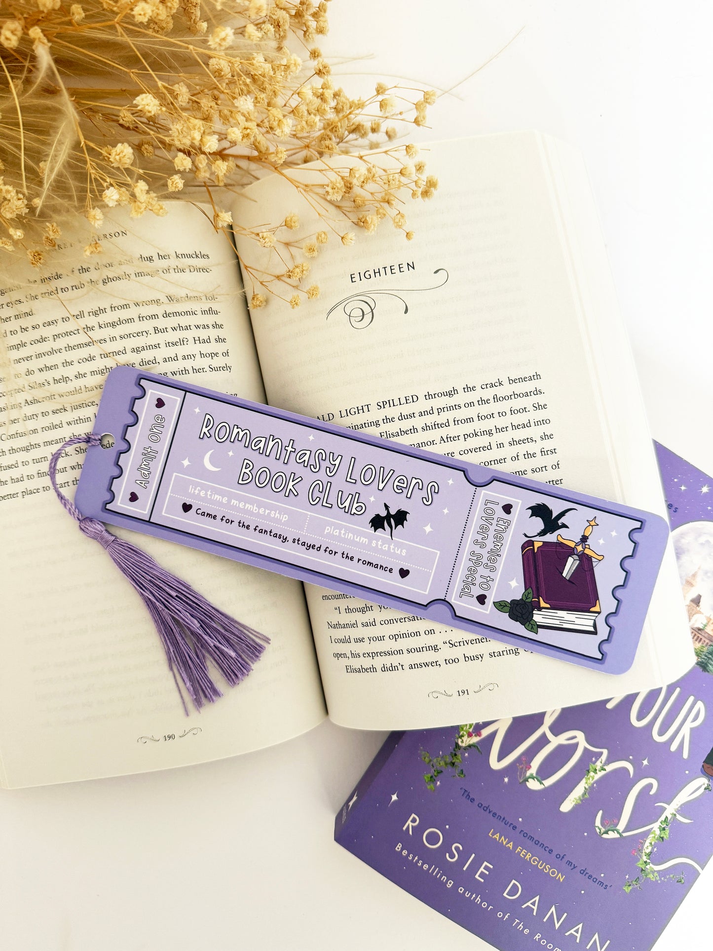 Romantasy Book Club Bookmark