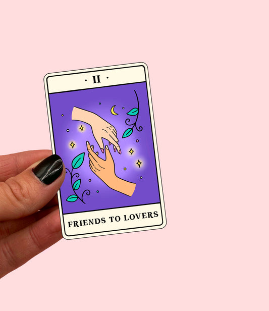 Friends to Lovers Tarot Sticker