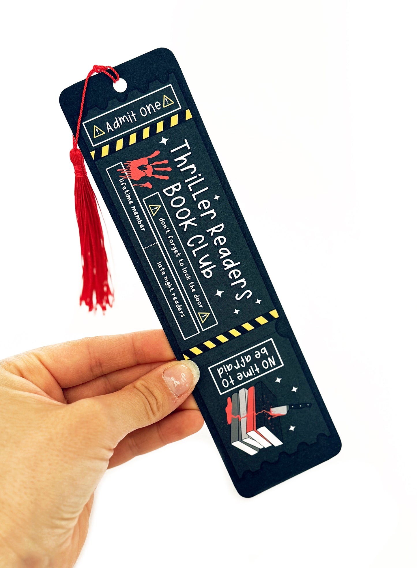 Thriller Readers Book Club Bookmark