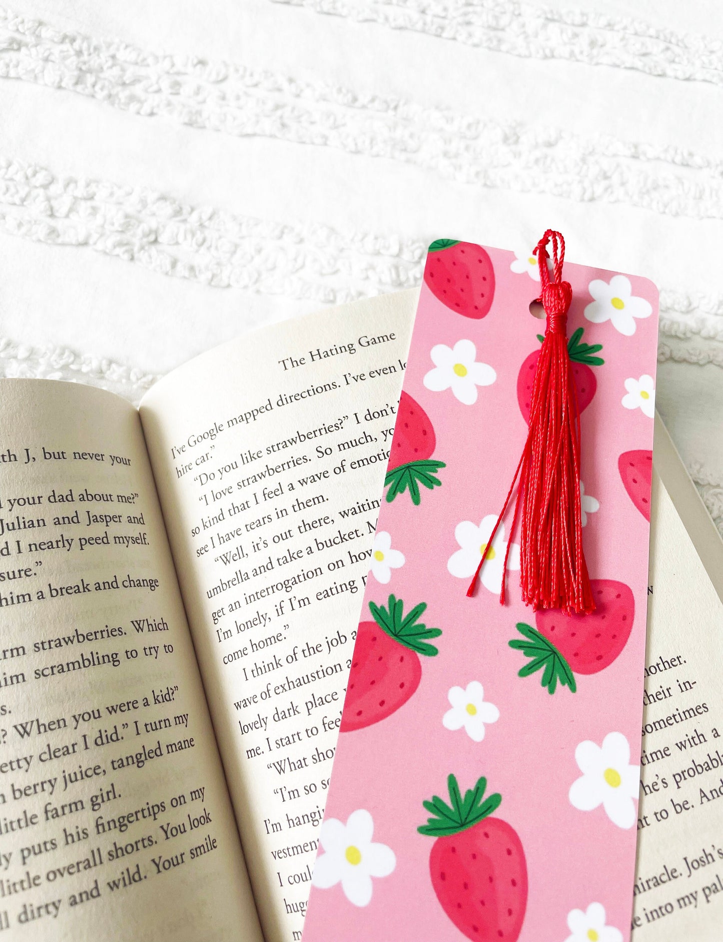 The Hating Game inspired bookmark