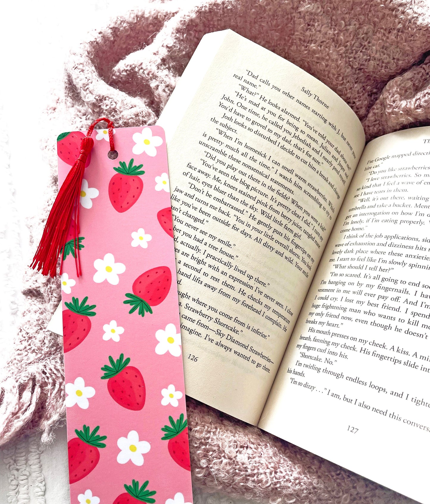 The Hating Game inspired bookmark