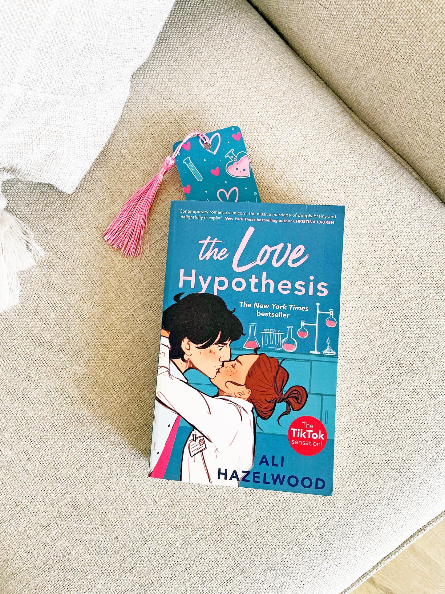 Love Hypothesis inspired bookmark