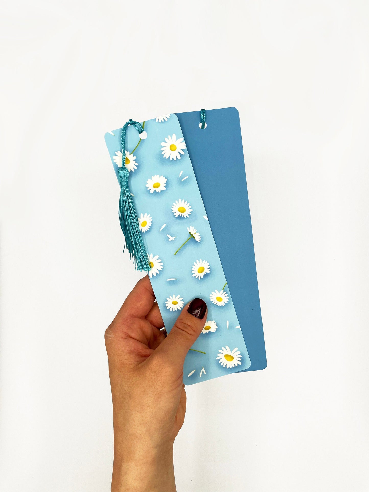 Blue Daisy bookmark