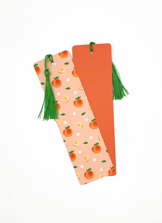 Cute Peach Print bookmark