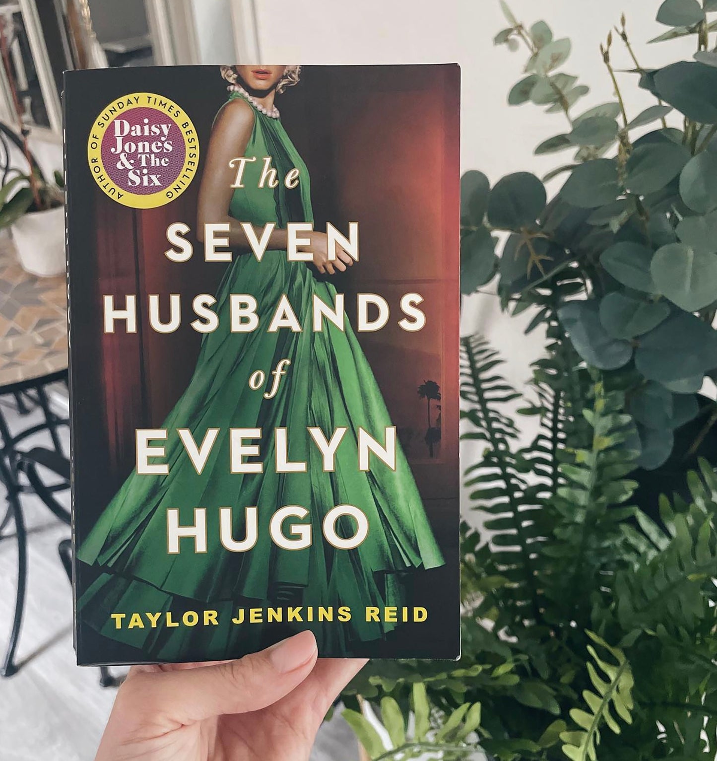 The Seven Husbands of Evelyn Hugo inspired bookmark