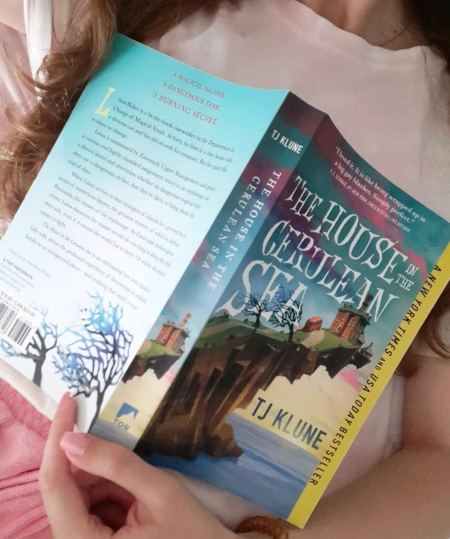 The House in the Cerulean Sea inspired bookmark