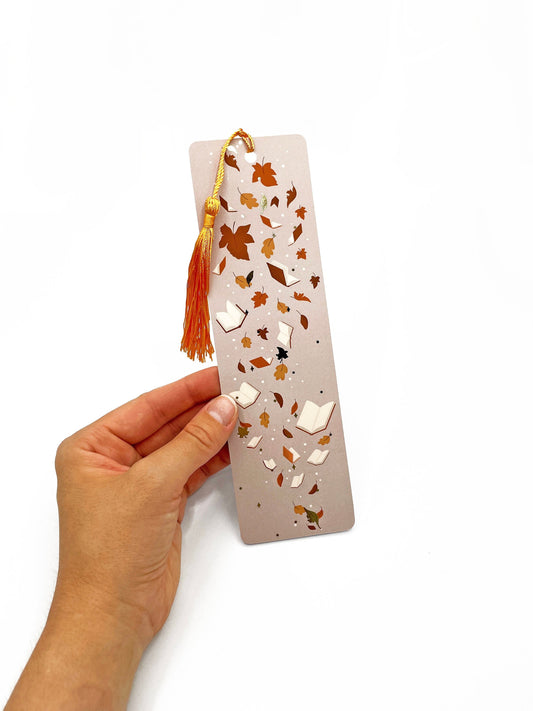 Cosy Autumn bookmark