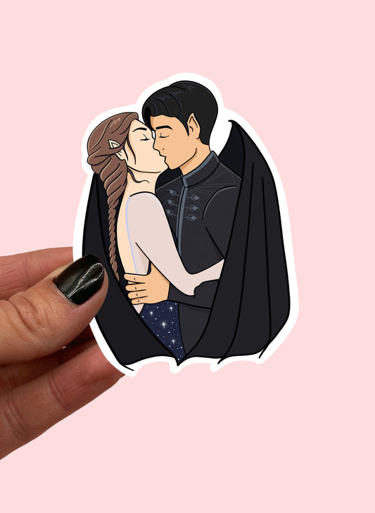 Feyre and Rhysand inspired sticker