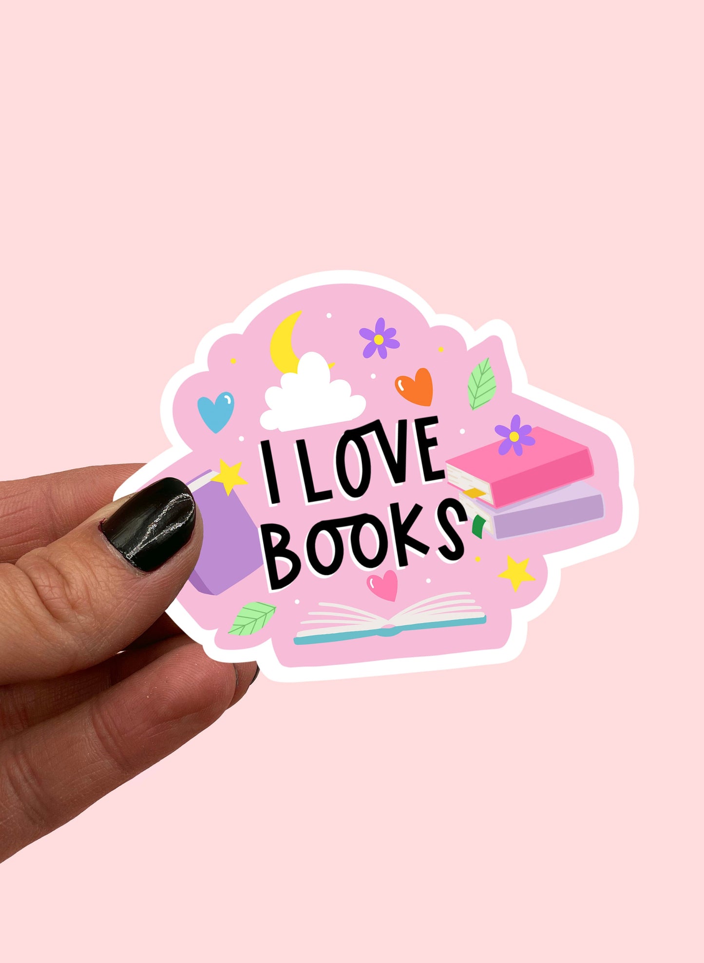 I love books sticker