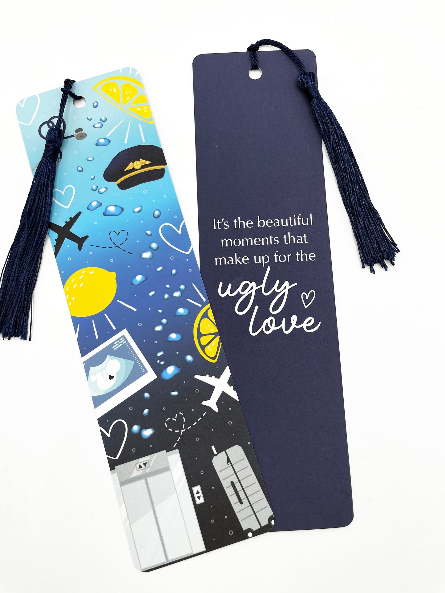 Ugly love inspired bookmark