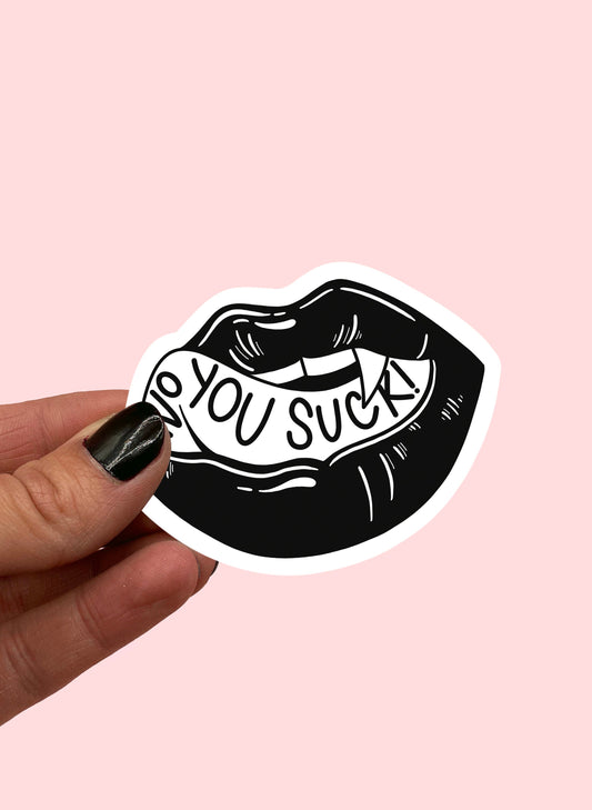 No You Suck, vampire sticker